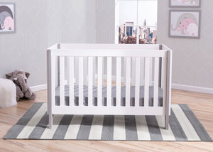 Delta Children Bianca with Grey (166) Bellevue 3-in-1 Crib, Hangtag b2b 31-Bellevue 3-in-1 Crib