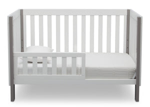 Delta Children Bianca with Grey (166) Bellevue 3-in-1 Crib, Toddler Bed Front View  12-Bellevue 3-in-1 Crib