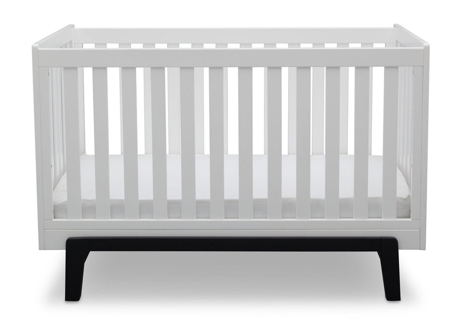 DCB: Bianca White with Ebony (149) 15-Aster 3-in-1 Convertible Crib