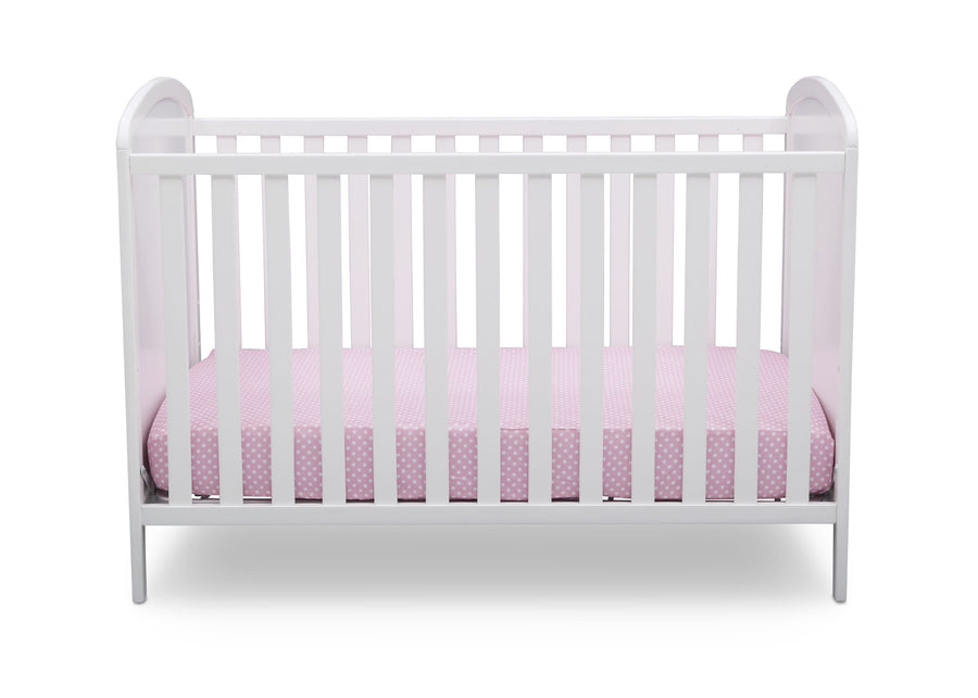 Bianca White with Minnie (1302) 542330-1302 2-Disney Minnie Mouse 3-in-1 Convertible Baby Crib
