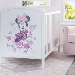 Delta Children Bianca White (1302) Disney Minnie Mouse 3-in-1 Convertible Baby Crib Hangtag View 0-Disney Minnie Mouse 3-in-1 Convertible Baby Crib
