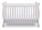 Delta Children Bianca (130) Riverside 4-in-1 Crib, front view, a2a 3-Riverside 4-in-1 Crib