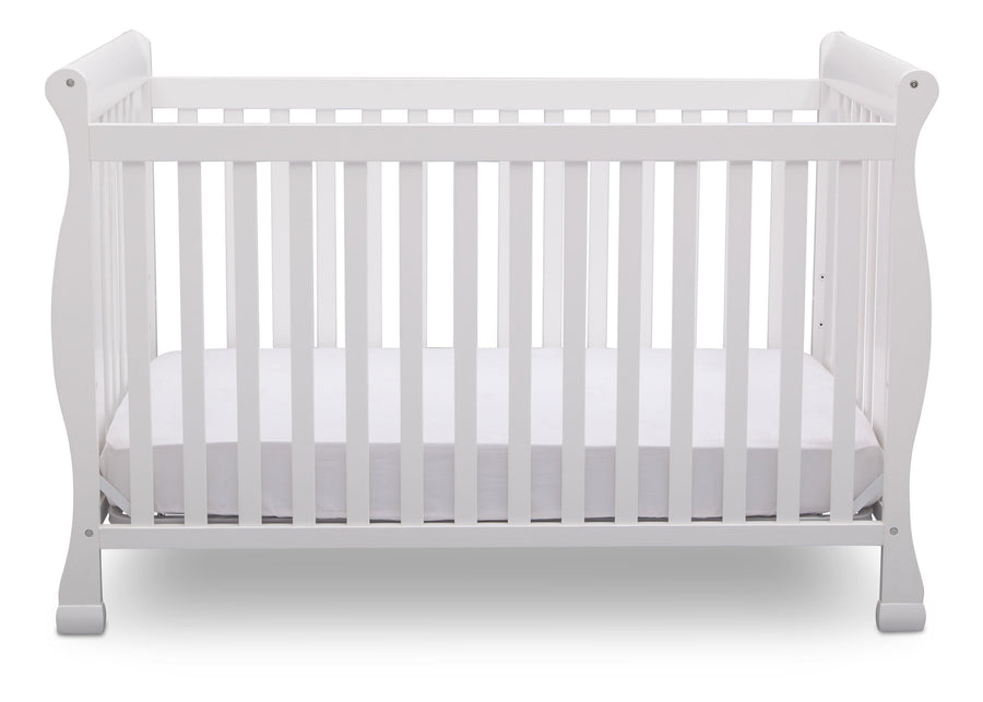 Delta Children Bianca (130) Riverside 4-in-1 Crib, front view, a2a 3-Riverside 4-in-1 Crib