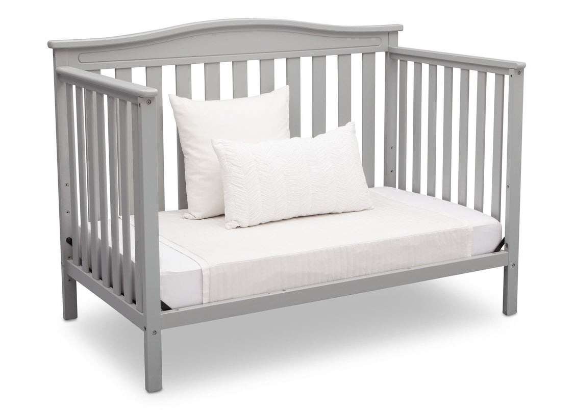 Delta Children Grey (026) Independence 4-in-1 Convertible Crib, Daybed Conversion a6a