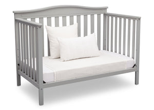 Delta Children Grey (026) Independence 4-in-1 Convertible Crib, Daybed Conversion a6a 6-Independence 4-in-1 Convertible Crib