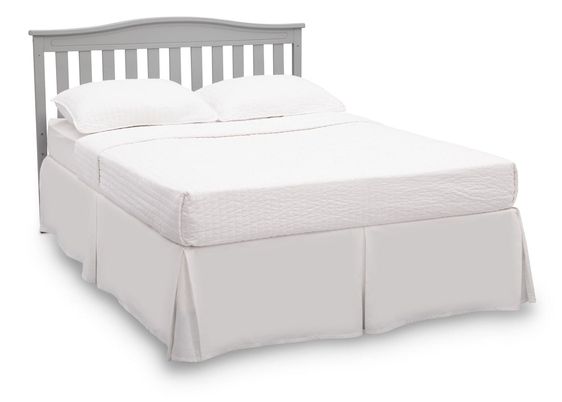 Delta Children Grey (026) Independence 4-in-1 Convertible Crib, Full Size Bed Conversion a7a