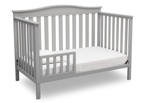 Delta Children Grey (026) Independence 4-in-1 Convertible Crib, Toddler Bed Conversion a5a 5-Independence 4-in-1 Convertible Crib