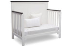 Delta Children Bianca with Rustic Ebony (135) Providence 4-in-1 Crib, Daybed Conversion a6a 5-Providence 4-in-1 Crib
