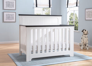 Delta Children Bianca with Rustic Ebony (135) Providence 4-in-1 Crib, Hangtag  13-Providence 4-in-1 Crib