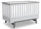 Delta Children Bianca with Rustic Haze (136) Providence Classic 4-in-1 Convertible Crib (548650), Right Angle, b3b 9-Providence Classic 4-in-1 Convertible Crib