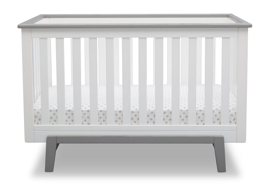 Delta Children Bianca with Rustic Haze (136) Providence Classic 4-in-1 Convertible Crib (548650), Straight, b2b 8-Providence Classic 4-in-1 Convertible Crib