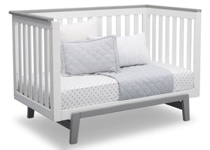 Delta Children Bianca with Rustic Haze (136) Providence Classic 4-in-1 Convertible Crib (548650), Day Bed, b5b 12-Providence Classic 4-in-1 Convertible Crib