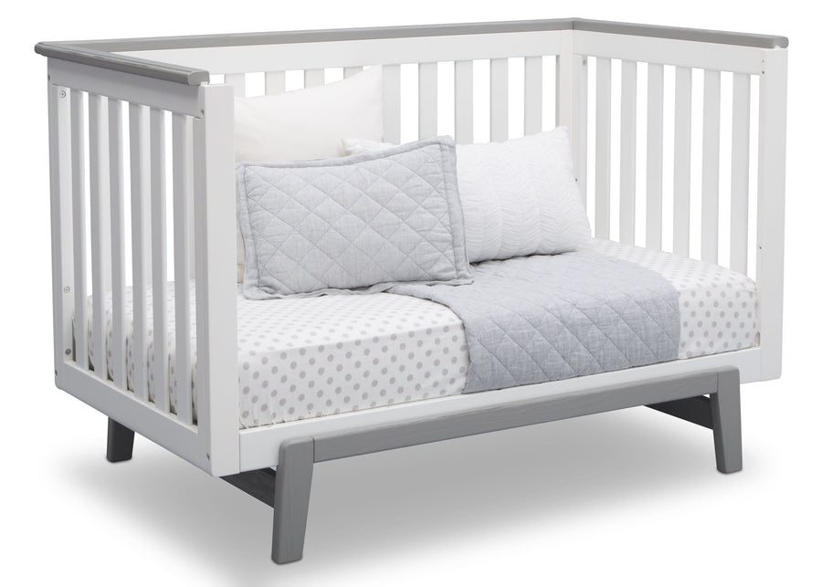 Delta Children Bianca with Rustic Haze (136) Providence Classic 4-in-1 Convertible Crib (548650), Day Bed, b5b 11-Providence Classic 4-in-1 Convertible Crib