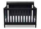 Delta Children Ebony (0011) New Haven 4-in-1 Crib, Front View, a2a 2-New Haven 4-in-1 Crib
