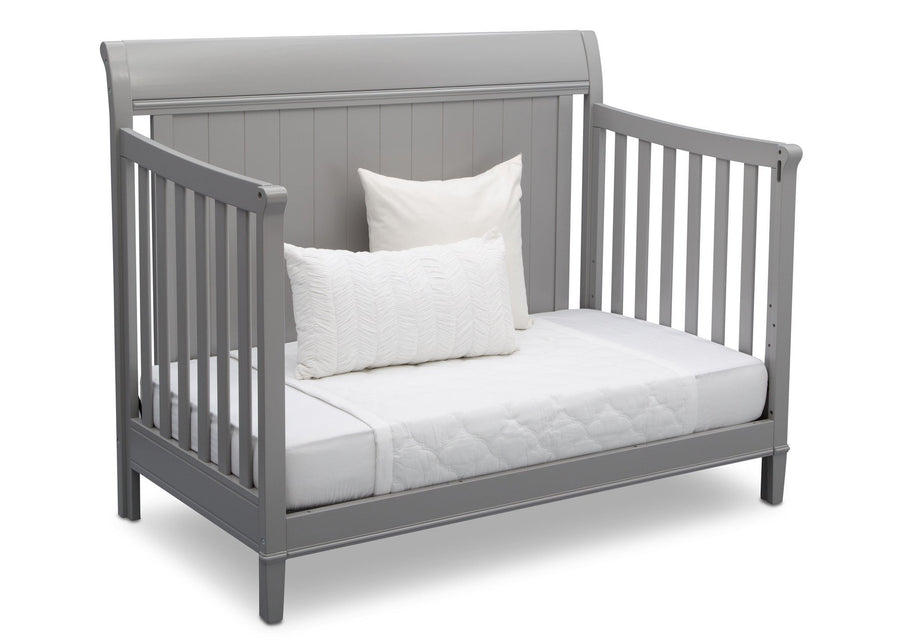 Delta Children Grey (026) New Haven 4-in-1 Crib, Angled Conversion to Daybed, b5b 11-New Haven 4-in-1 Crib