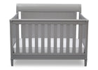 Delta Children Grey (026) New Haven 4-in-1 Crib, Front View, b2b 8-New Haven 4-in-1 Crib