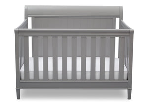 Delta Children Grey (026) New Haven 4-in-1 Crib, Front View, b2b 15