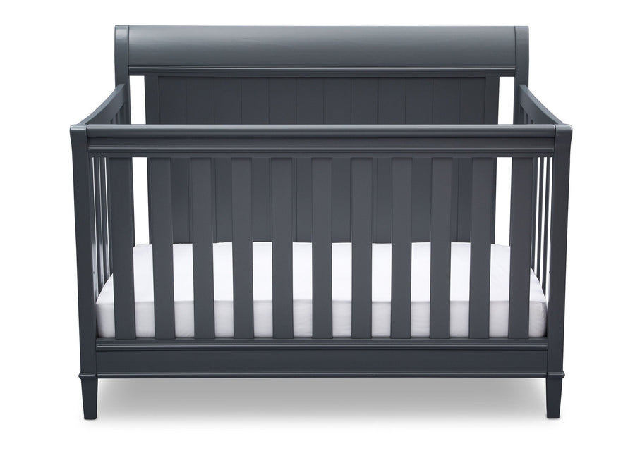 Delta Children Charcoal (029) New Haven 4-in-1 Crib, Front View, c2c 14-New Haven 4-in-1 Crib