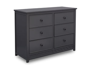 Delta Children Charcoal (029) Bennington Elite 6 Drawer Dresser Side View b3b 4-Bennington Elite 6 Drawer Dresser
