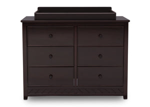 Delta Children Dark Espresso (958) Bennington Elite 6 Drawer Dresser Front view c2c 2-Bennington Elite 6 Drawer Dresser