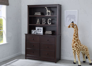 Delta Children Dark Espresso (958) Bennington Elite 6 Drawer Dresser Hangtag c1c 20-Bennington Elite 6 Drawer Dresser