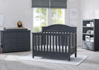 Charcoal (029) 7-Bennington Elite Curved 4-in-1 Crib