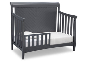Delta Children Charcoal Grey (029) Bennington Elite Sleigh 4-in-1 Convertible Crib (550650), Toddler Bed, a4a 18-Bennington Elite Sleigh 4-in-1 Convertible Crib