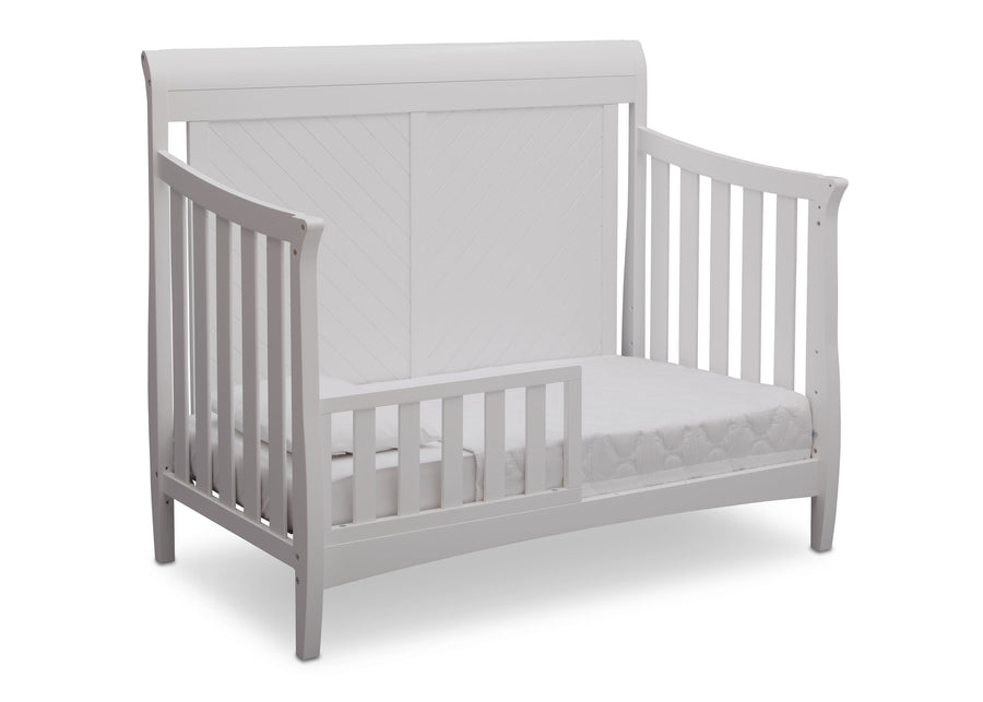 Delta Children Bianca (130) Bennington Elite Sleigh 4-in-1 Convertible Crib (550650), Toddler Bed, b4b 10-Bennington Elite Sleigh 4-in-1 Convertible Crib