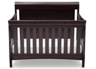 Delta Children Dark Espresso (958) Bennington Elite Sleigh 4-in-1 Convertible Crib (550650), Straight, c2c 14-Bennington Elite Sleigh 4-in-1 Convertible Crib