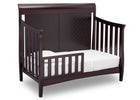 Delta Children Dark Espresso (958) Bennington Elite Sleigh 4-in-1 Convertible Crib (550650), Toddler Bed, c4c 16-Bennington Elite Sleigh 4-in-1 Convertible Crib