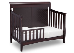Delta Children Dark Espresso (958) Bennington Elite Sleigh 4-in-1 Convertible Crib (550650), Toddler Bed, c4c 12-Bennington Elite Sleigh 4-in-1 Convertible Crib