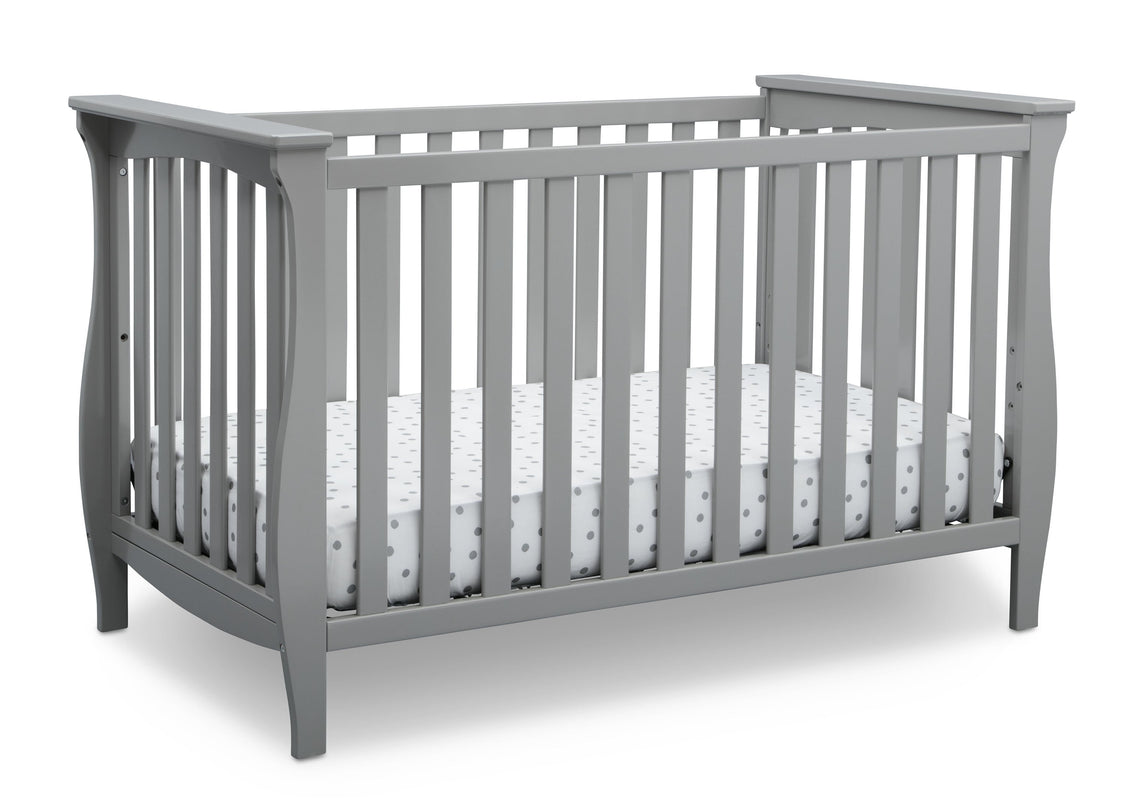 Delta Children Grey (026) Lancaster 3-in-1 Convertible Crib (552330), Crib, a3a