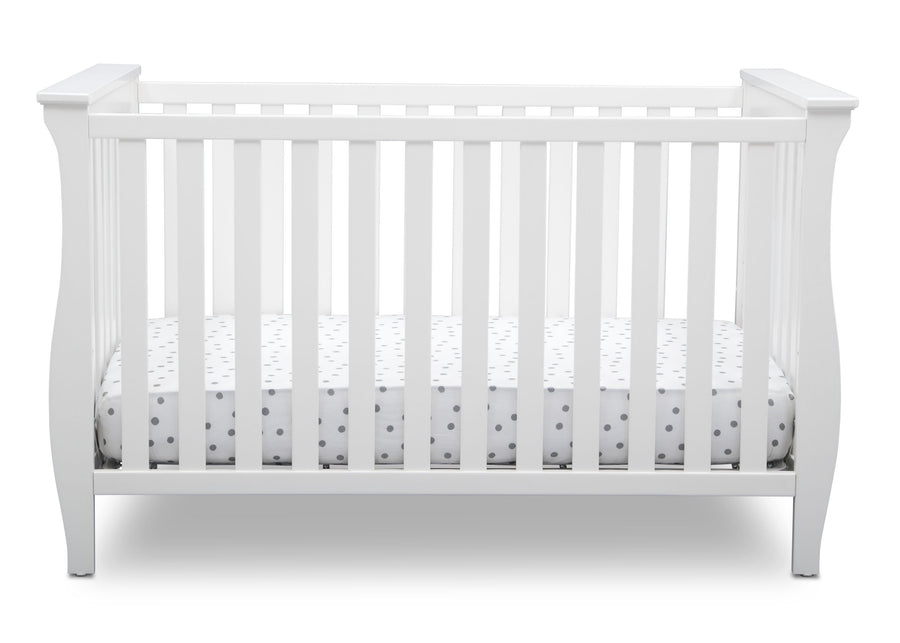 DCB: Bianca White (130) 10-Lancaster 3-in-1 Convertible Crib