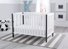  Bianca with Black (117) 16-Milo 3-in-1 Convertible Crib