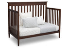 Delta Children Walnut (1316)) Greyson Signature 4-in-1 Crib, angled conversion to daybed, d4d 22-Greyson Signature 4-in-1 Convertible Crib