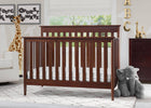 Delta Children Walnut 1316 Greyson Signature 4-in-1 Crib, Room View d1d 25-Greyson Signature 4-in-1 Convertible Crib
