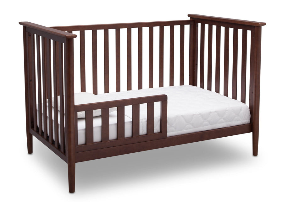 Delta Children Walnut (1316) Greyson 3-in-1 Crib, Angled Conversion to Toddler Bed, b4b 4-Greyson 3-in-1 Crib