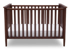 Delta Children Walnut (1316) Greyson 3-in-1 Crib, Front View, b2b 3-Greyson 3-in-1 Crib