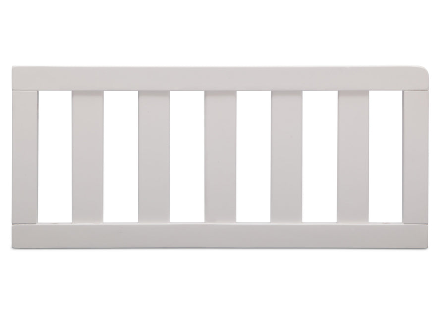 Delta Children Bianca White (130) Guardrail (553726), Front View, a1a 3-Daybed/Toddler Guardrail Kit (553726)