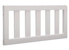 Delta Children Bianca White (130) Guardrail (553726), Side View, a2a 2-Daybed/Toddler Guardrail Kit (553726)