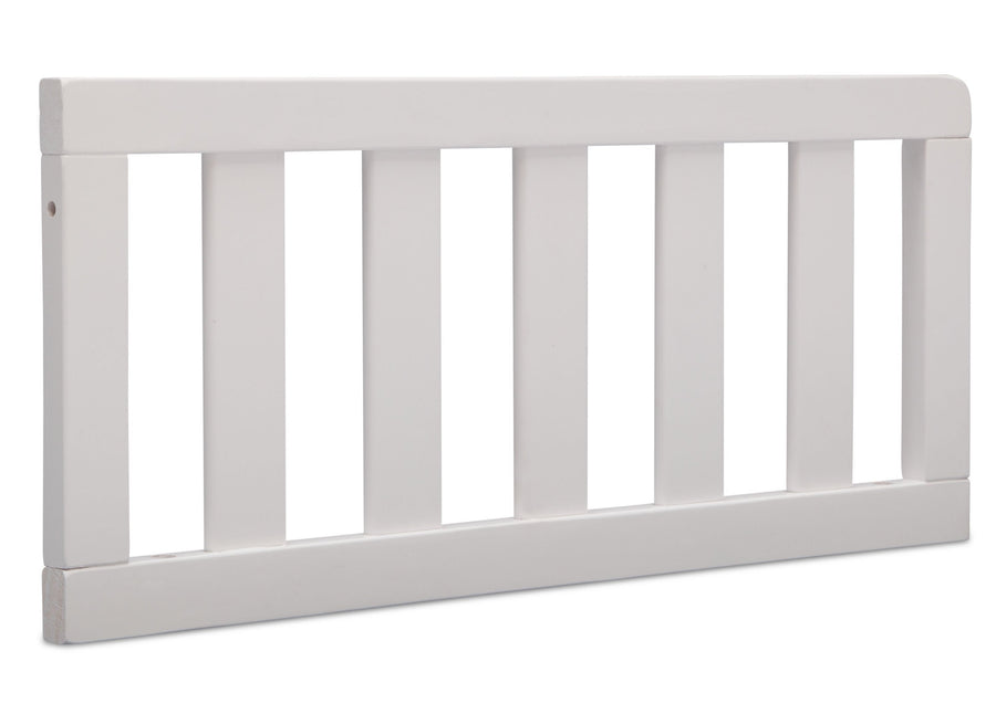 Delta Children Bianca White (130) Guardrail (553726), Side View, a2a 2-Daybed/Toddler Guardrail Kit (553726)