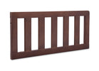 Delta Children Walnut (1316) Guardrail (553726), Front View, b2b 6-Daybed/Toddler Guardrail Kit (553726)