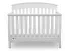 Delta Children Bianca (130) Bennington Elite Arched 4-in-1 Convertible Crib, Crib Front, b2b 8-Bennington Elite Arched 4-in-1 Convertible Crib