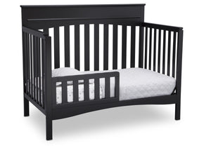 Delta Children Ebony (0011) Skylar 4-in-1 Convertible Crib (558150), Toddler Bed, a4a 4-Skylar 4-in-1 Convertible Crib