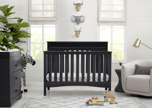 Ebony (0011) 0-Skylar 4-in-1 Convertible Crib