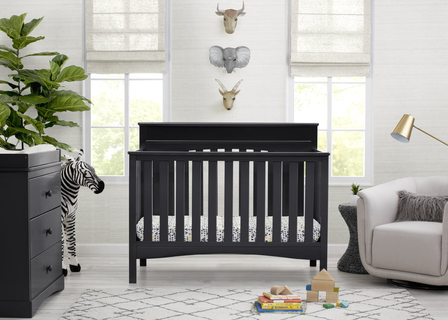 Ebony (0011) 1-Skylar 6-in-1 Convertible Crib