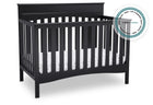 Delta Children Ebony 0011 Skylar 4-in-1 Convertible Crib (558150), Crib, a2a 2-Skylar 6-in-1 Convertible Crib