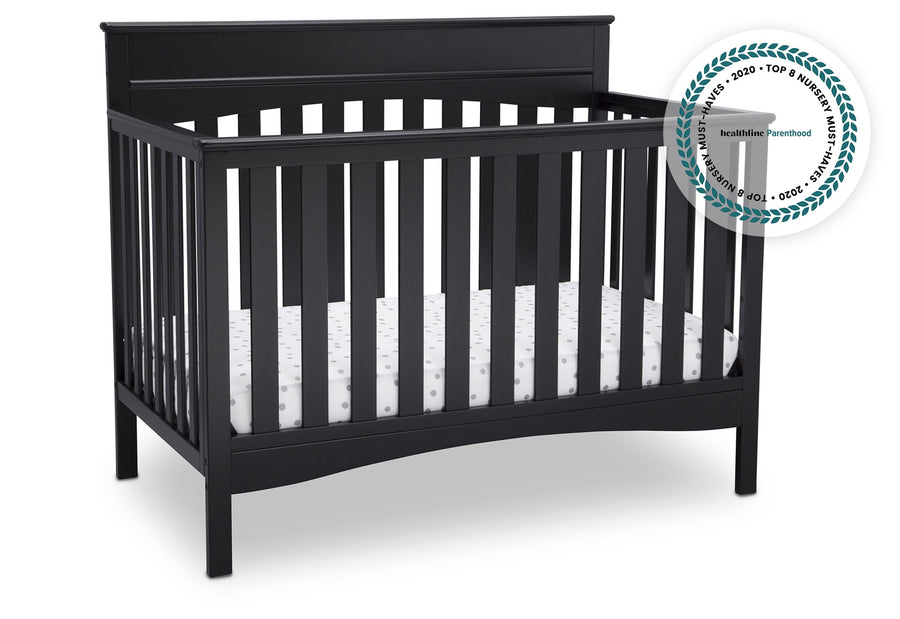 Delta Children Ebony 0011 Skylar 4-in-1 Convertible Crib (558150), Crib, a2a 2-Skylar 6-in-1 Convertible Crib