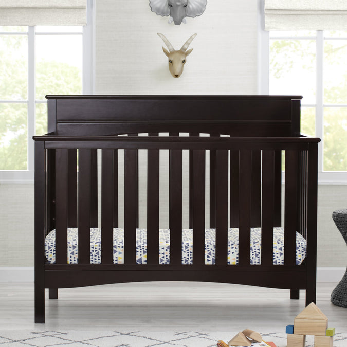 Ebony (0011) 8-Skylar 6-in-1 Convertible Crib