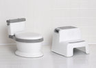 Grey (2094) 1-Kid Size Potty and Step Stool 2-Piece Set